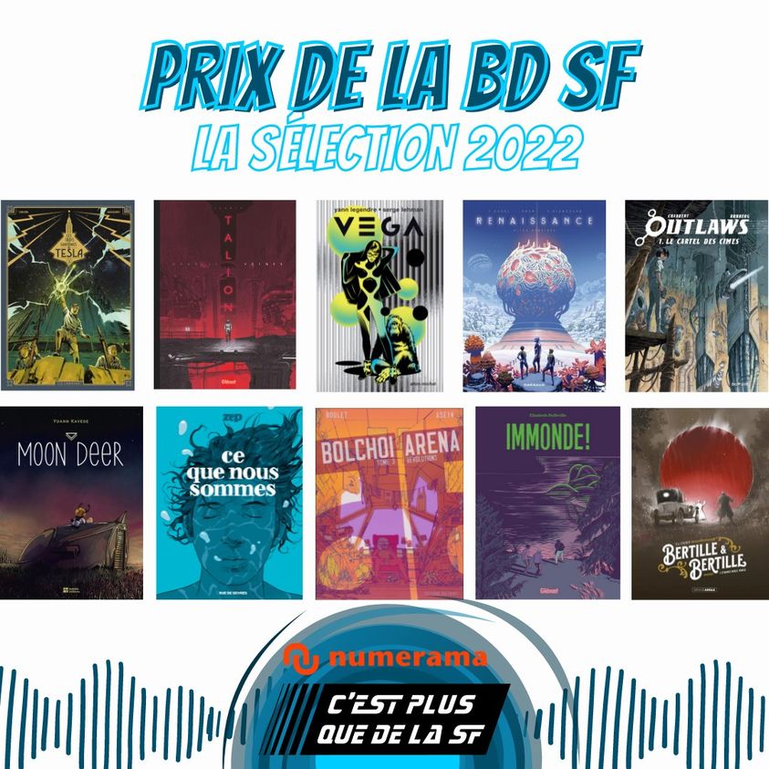 Prix de la BD SF - La sélection 2022
